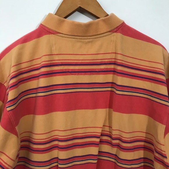 Vintage Girbaud Striped Polo Short Sleeves 2XL - Picture 5 of 9